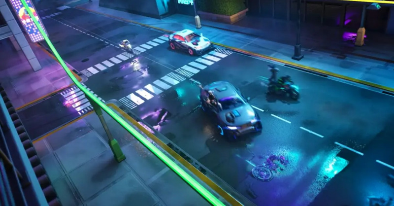 Nitro Drift in Fortnite Mega City