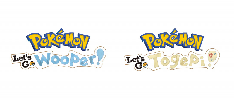 Logotipos rumoreados para Pokémon Let's Go! Wooper and Let's Go! Togepi