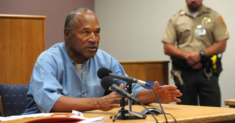 O.J. 심슨은 2017년 7월 20일 네바다주 러브록에 있는 러브록 교정 센터에서 열린 가석방 심리에 참석했습니다.