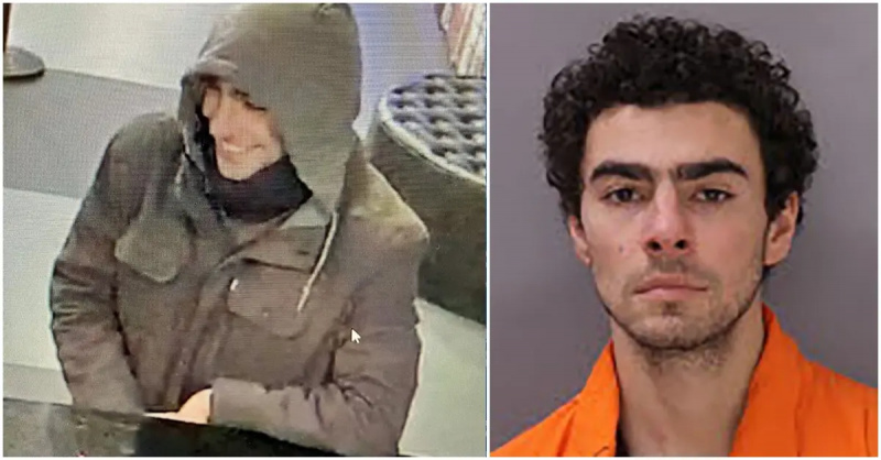 Luigi Mangione antes e depois de sua prisão.