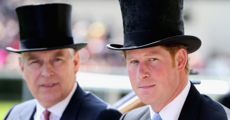 Prințul Andrew și Prințul Harry.