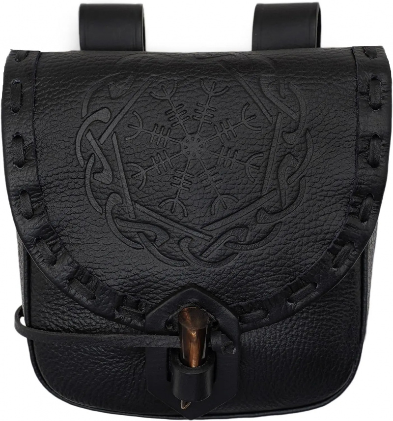   En äventyrare i svart läder's bag
