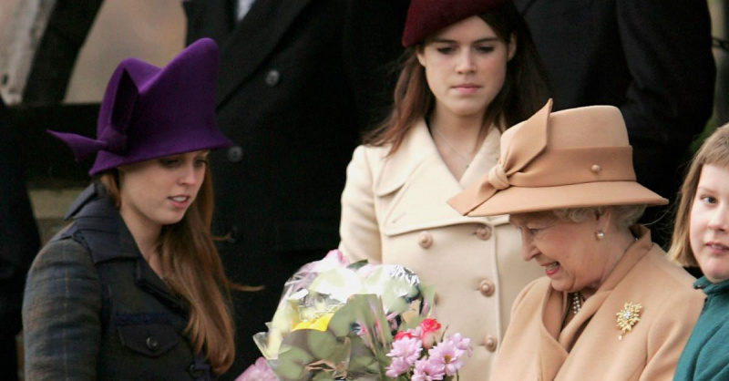 Princezna Beatrice, princezna Eugenie a královna Alžběta II
