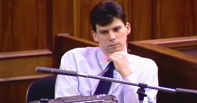 Lyle Menendez a tárgyalás alatt