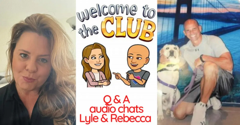 Rebecca Sneed és Lyle Menendez a Q&A műsorvezetője's in a private subscription group