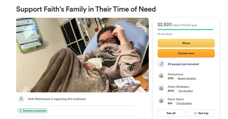 Familia lui Kyle Rittenhouse susține că sunt rupte, deoarece sora lui postează un GoFundMe