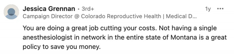 Odpověď pod vedením Briana Thompsona's final LinkedIn post