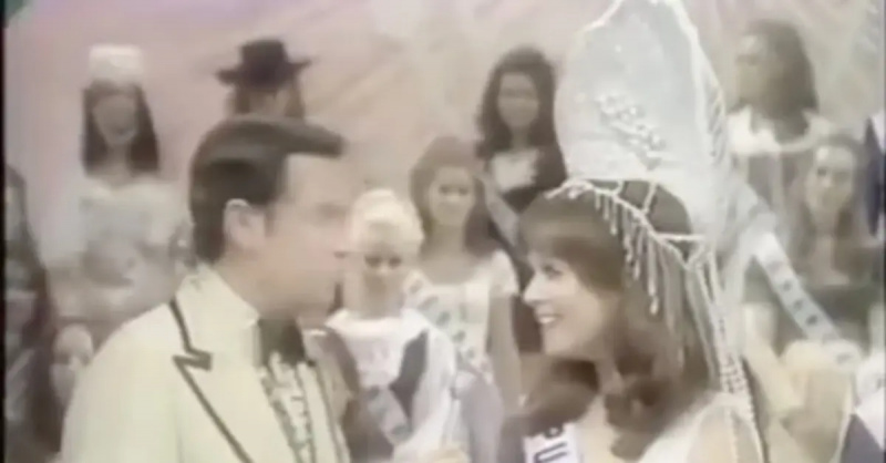 Bob Barker at Marisol Malaret sa Miss Universe 1970 Pageant