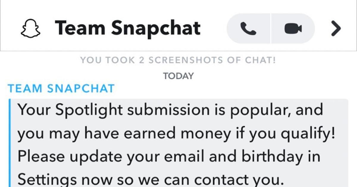 Jak w końcu otrzymujesz zapłatę za wszystkie spoty Snapchata, które przesyłasz?