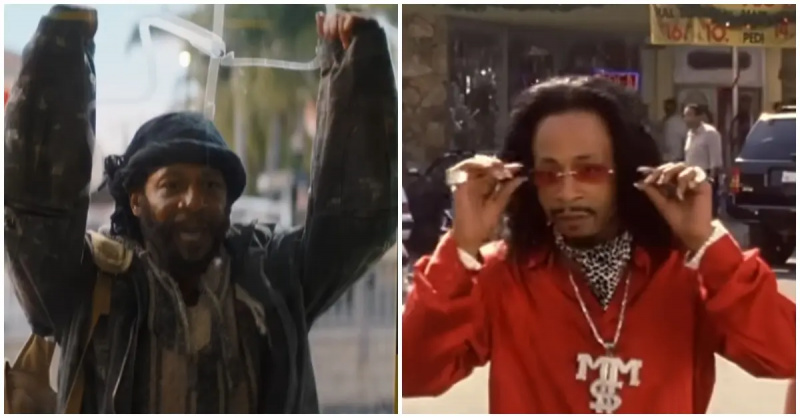 (l-r): Katt Williams jako Lucky on'One of Them Days' and Money Mike on 'Friday After Next'