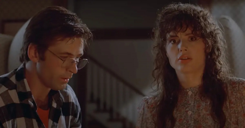 Geena Davis és Alec Baldwin benne'Beetlejuice'