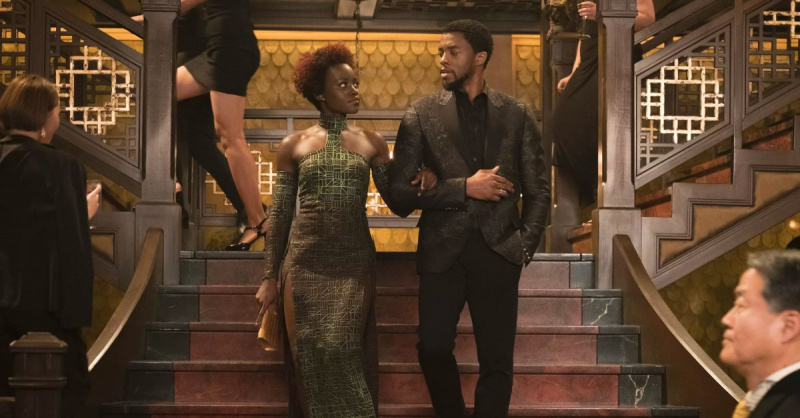T'Challa and Nakia in 2018's 'Black Panther.'