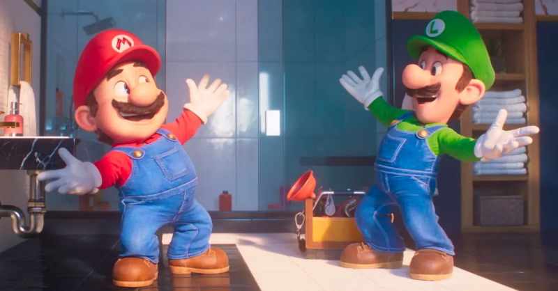 크리스 프랫이 마리오의 목소리를, 찰리 데이가 루이지의 목소리를 맡았다.'The Super Mario Bros. Movie'