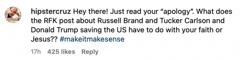 Comente sobre Nicole Scherzinger's apology over her comment on a post that seemingly supports Trump.