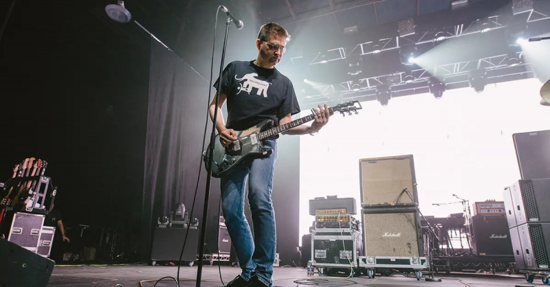 Steve Albini biểu diễn tại lễ hội âm nhạc Iceland năm 2014.