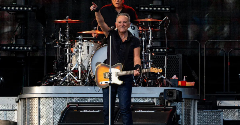 Bruce Springsteen tritt 2023 auf.
