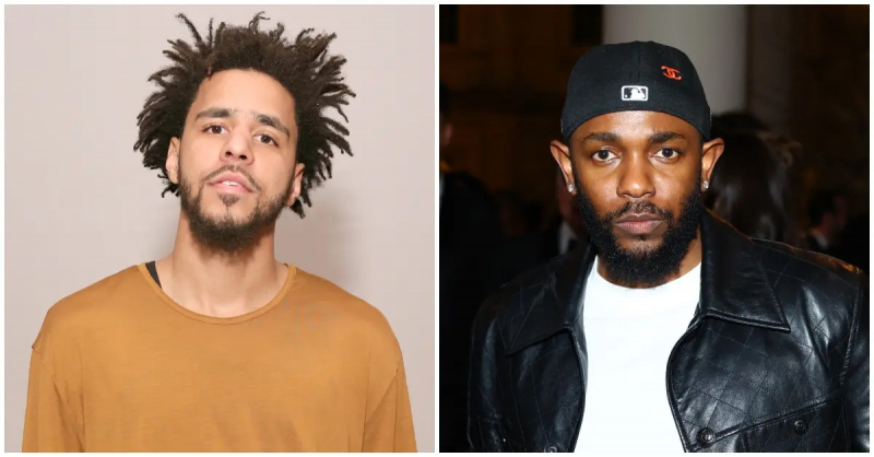 (da esquerda para a direita): J. Cole e Kendrick Lamar