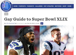Outsports vil dække Super Bowl fra presseboksen