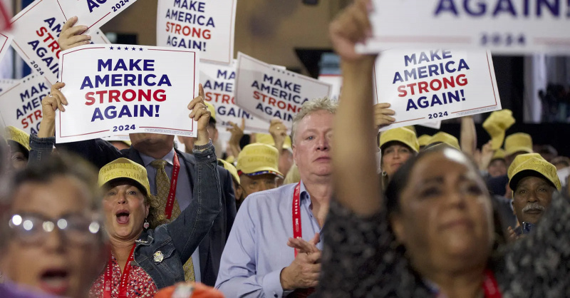 Pourquoi certains délégués portent-ils des chapeaux MAGA jaunes à la Convention nationale républicaine ?
