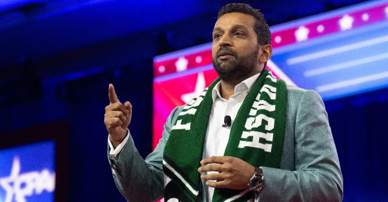 Kash Patel hablando en CPAC