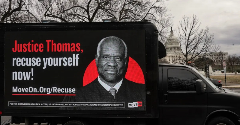 Richter Clarence Thomas hatte eine ganz andere Erziehung als sein derzeitiger, verschwenderischer Lebensstil