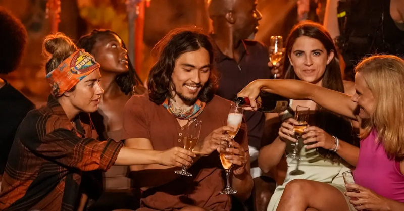 डी, ऑस्टिन, केली, जूली इन'Survivor 45' Finale