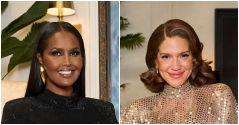 (soldan sağa): Ubah Hassan ve Brynn Whitfield'RHONY'