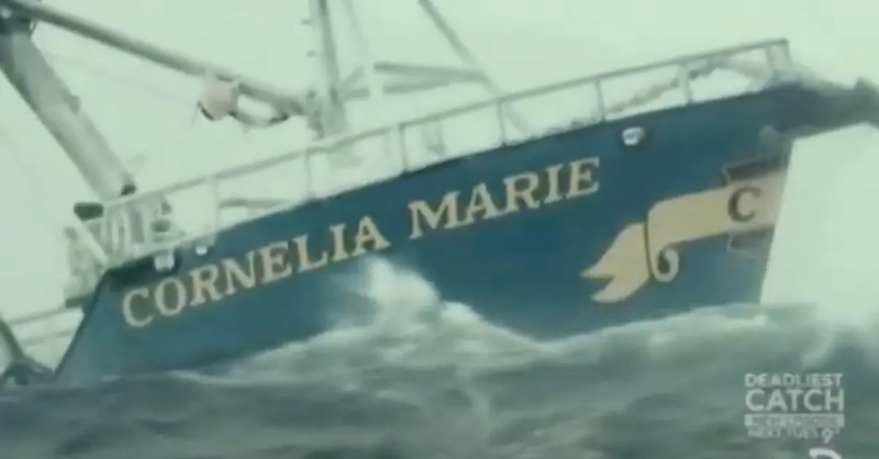 Cornelia Marie vue dans l'intro de Deadliest Catch