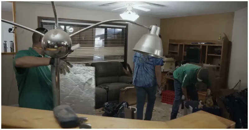 Un personal de limpieza en'Hoarders'