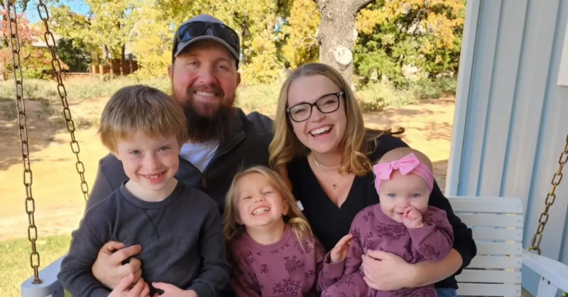 Madison Brush y su familia