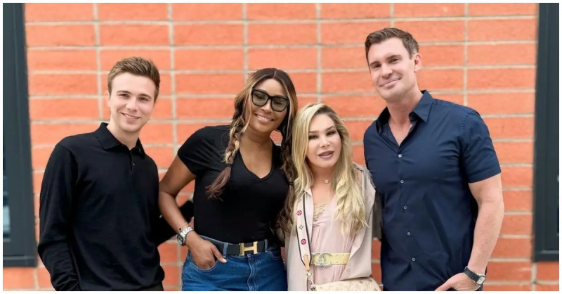 (od lewej): Shane Douglas, Cynthia Bailey, Adrienne Maloof i Jeff Lewis
