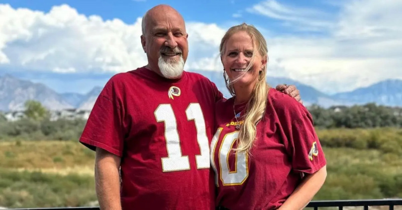 David Woolley y Christine Brown en una publicación de Instagram realizada el 10 de septiembre de 2023
