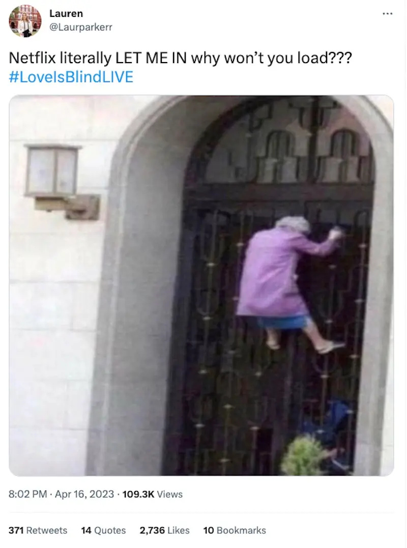 ljubav je slijepa kasne reakcije