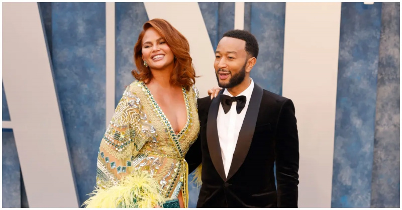 (od lewej): Chrissy Teigen i John Legend