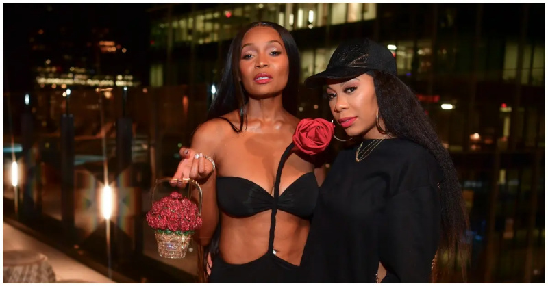 (l-r): Marlo Hampton und Sanya Richards-Ross