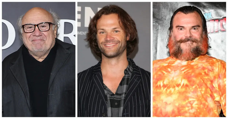 (L-R) Danny DeVito, Jared Padalecki și Jack Black