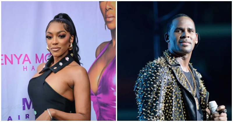 (l-r): Porsha Williams și R. Kelly