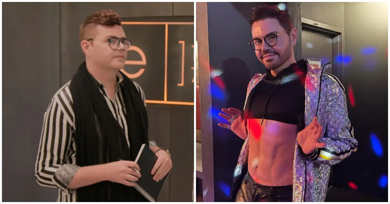   Robert Brotherton prima e dopo