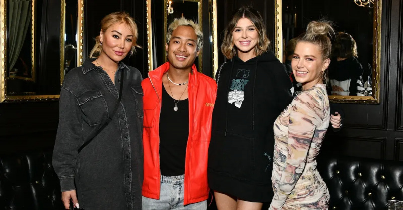 Tom Sandoval & The Most Extras 공연에서 Billie Lee, Jesse Montana, Raquel Leviss 및 Ariana Madix