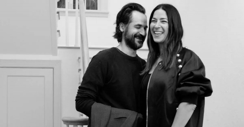 (зліва направо): Ребекка Мінкофф's husband, Gavin Bellour, and Rebecca.