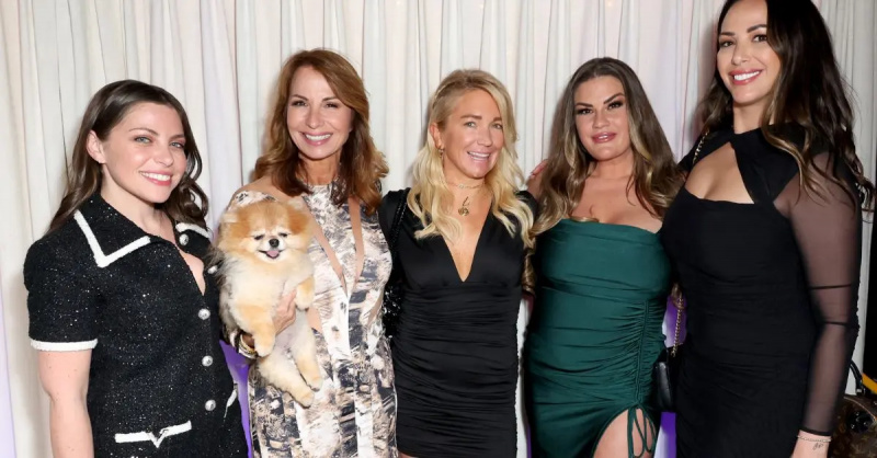 Ally Shapiro, Jill Zarin, ospite, Brittany Cartwright e Kristen Doute a'The GOAT' premiere party