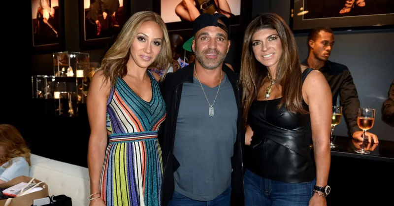 (soldan sağa): Melissa Gorga, Joe Gorga ve Teresa Giudice