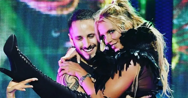 (l-r) Michael Stein och Britney Spears