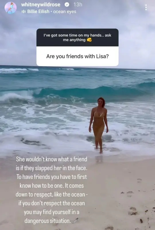 Вітні Роуз's IG Stories