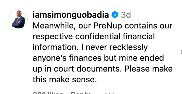 simon guobadia comentează porsha williams