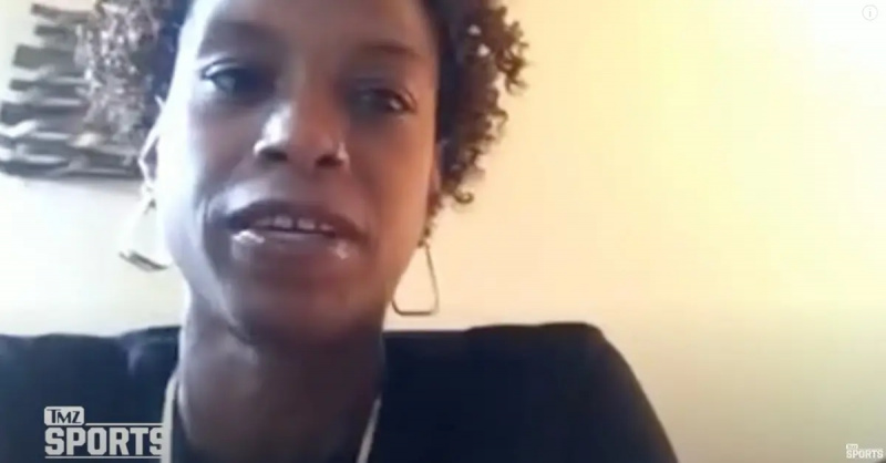 सिमोन बाइल्स's birth mother Shanon Biles speaks to TMZ in 2016
