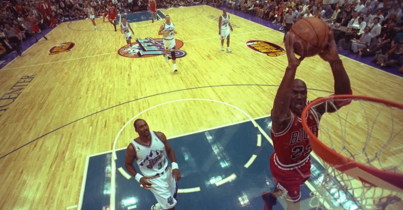 Michaelas Jordanas žaidė Bulls žaidime 1997 m. birželio 8 d