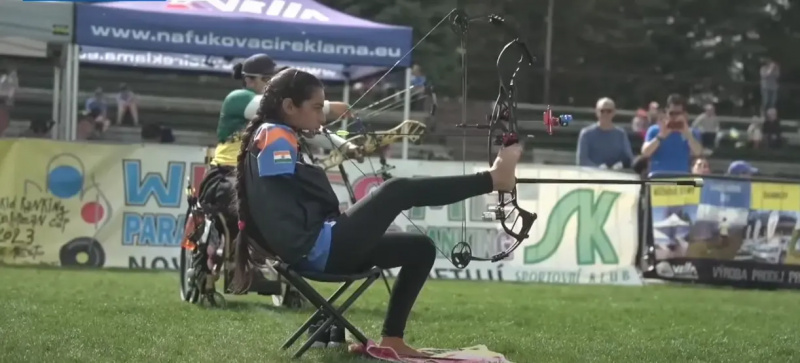 Indian's Archery Golden Girl tar Paralympics med storm