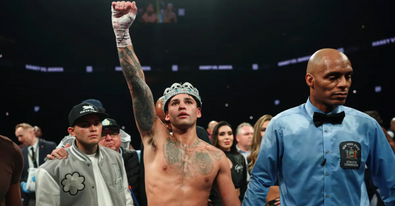 Ryan Garcia po pokonaniu Devina Haneya w 2024 roku