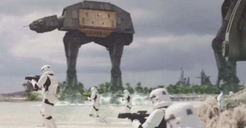 Szturmowcy szturmują plażę'Rogue One'